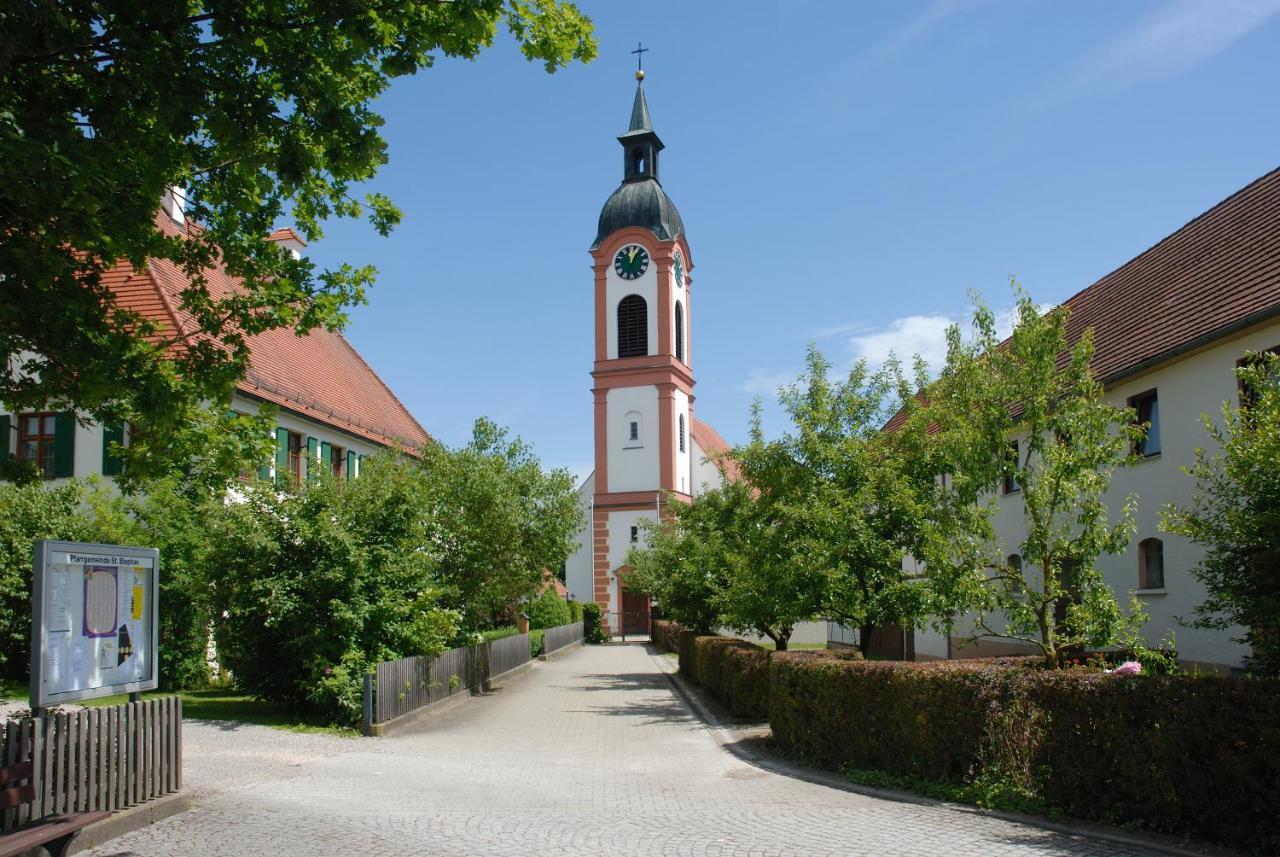 Gastehaus Schlossbrau Ichenhausen Exteriér fotografie