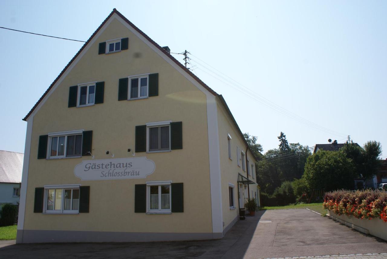 Gastehaus Schlossbrau Ichenhausen Exteriér fotografie